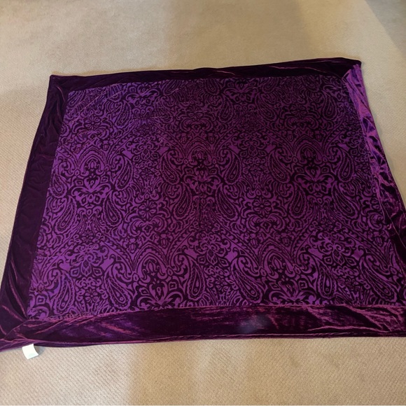 home trends Bedding Home Trends Throw Mulberry Wine Colored 5 X 60